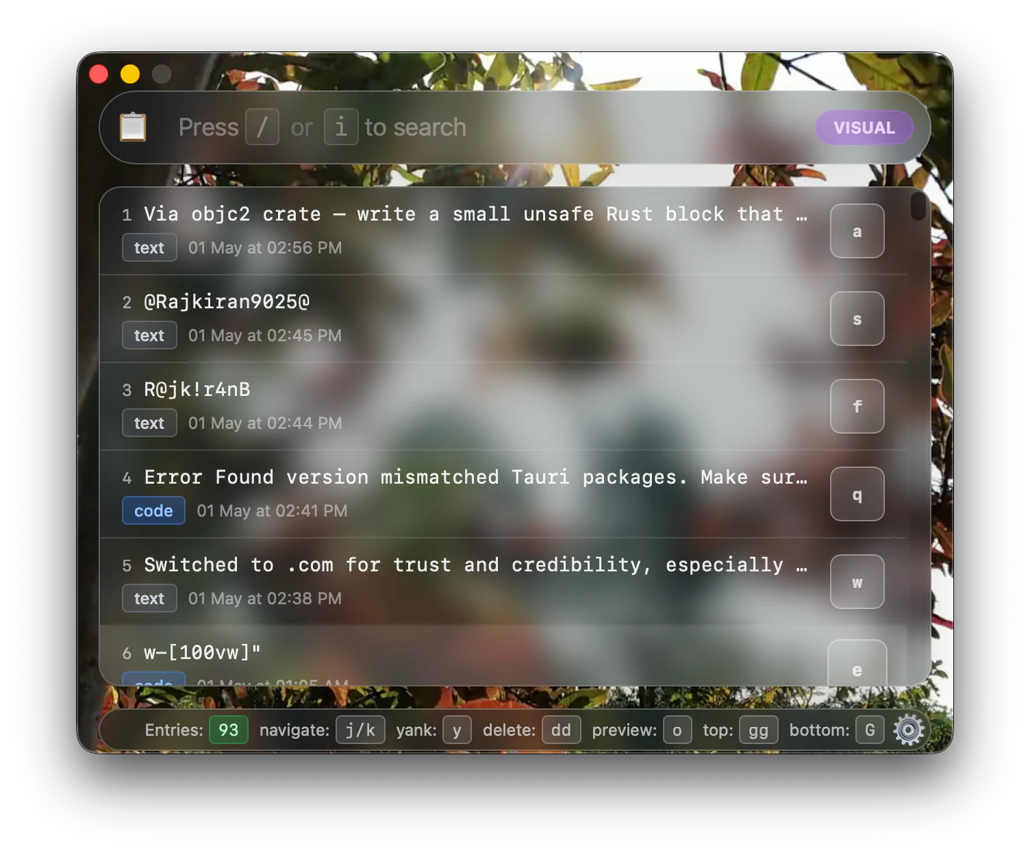 Clibo Main Interface